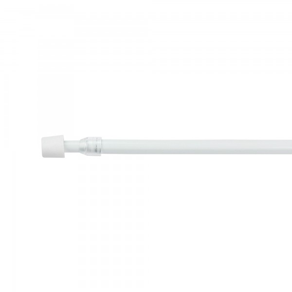 Bară perdeluță EASY albă, extensibilă 30-50 cm