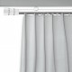 Galerie cu profil aluminiu Con Briliant, Ø 19mm, simplă albă cu consolă plată