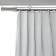 Galerie cu profil aluminiu Ramses, Ø 19mm, simplă nichel cu consolă plată