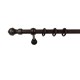 Galerie simpla lemn masiv Ares, consola standard, nuanta wenge, 240 cm - KIT COMPLET