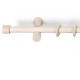 Galerie simpla lemn masiv Cafiro, consola moderna, nuanta alb-antic, 160 cm - KIT COMPLET