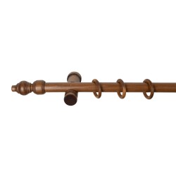 Galerie simpla lemn masiv Filigrano, consola moderna, nuanta nuc, 120 cm - KIT COMPLET