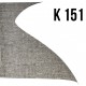 Rulou textil Smeraldo Blo K151