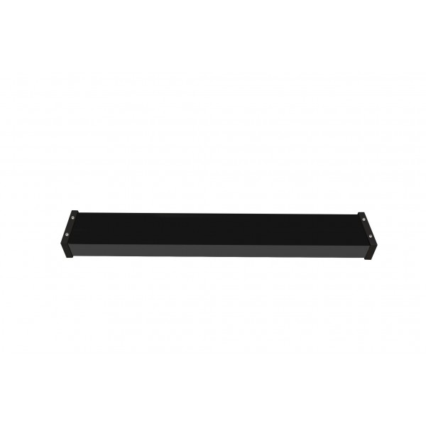 Set sina aluminiu PL negru mat 150 cm (accesorii negre) - fara console