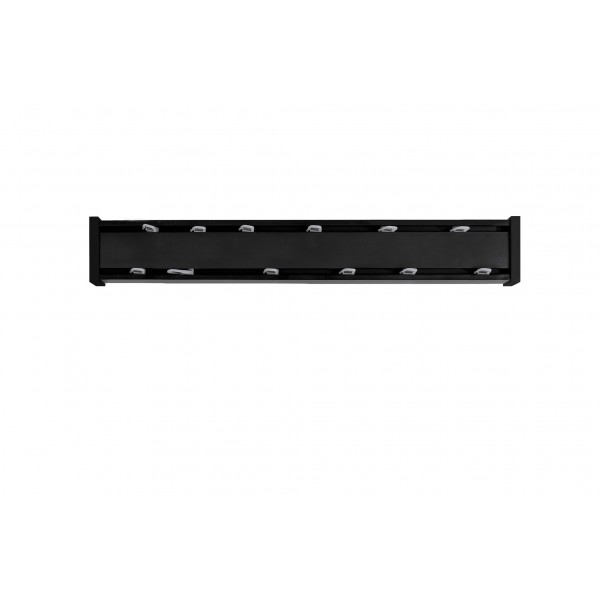Set sina aluminiu PL negru mat 400 cm (accesorii negre) - fara console