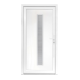 Usa intrare PVC Serena, 5 camere izolare, 980x2000 mm, deschidere dreapta privit din interior, maner spatial la exterior, alb