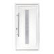 Usa intrare PVC Serena, 5 camere izolare, 980x2000 mm, deschidere stanga privit din interior, alb