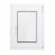 Fereastra PVC cu geam termopan, profil Bastion - 5 camere izolare, alb, 86x116 cm, dreapta, oscilobatant, Ferestre si usi, 86x116-dreapta-alb