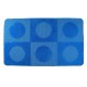 Set baie mic 2 piese Circle albastru 50x80+50x40